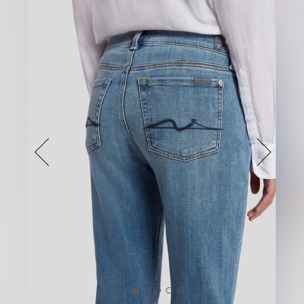 NWT 7 For All Mankind Josefina Boyfriend Jean